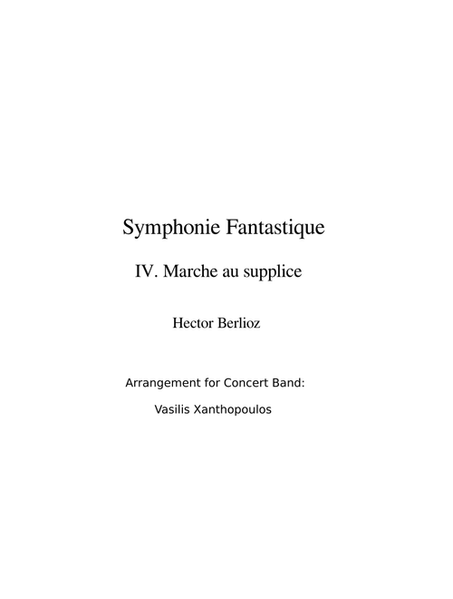 Symphonie fantastique, H 48 – Hector Berlioz