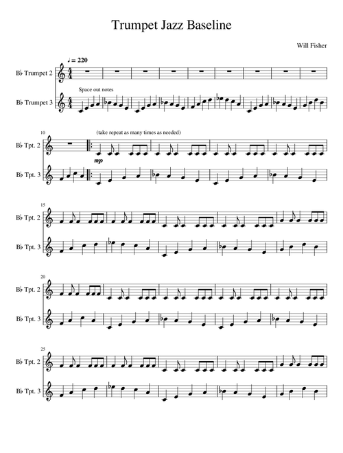 Trumpet Jazz Baseline