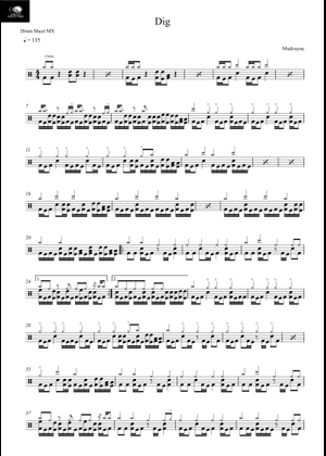 Play Official version of Dig Sheet Music by Mudvayne for Guitar