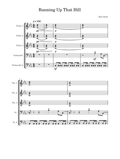 Running up that hill – Kate Bush Running Up that Hill JAMS Strings