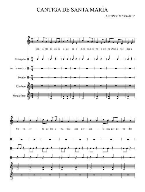 SANTA MARÍA STRELA DO DÍA