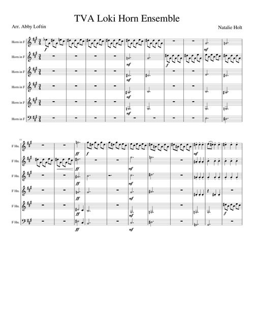 TVA – Natalie Holt Horn Ensemble