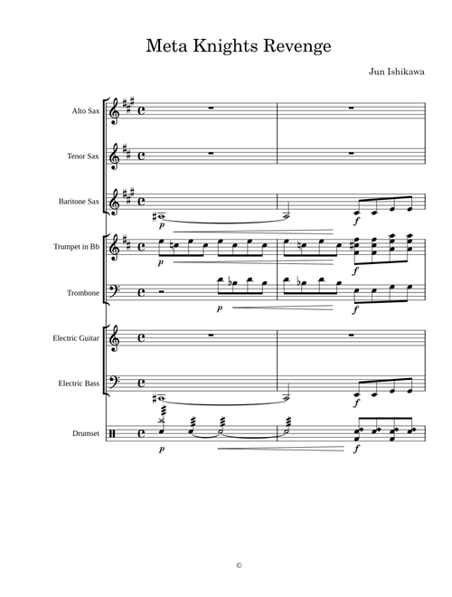 Meta Knights Revenge Arr. By Teddy Washington
