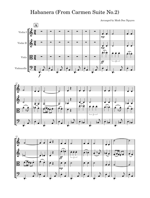 Habanera String Quartet