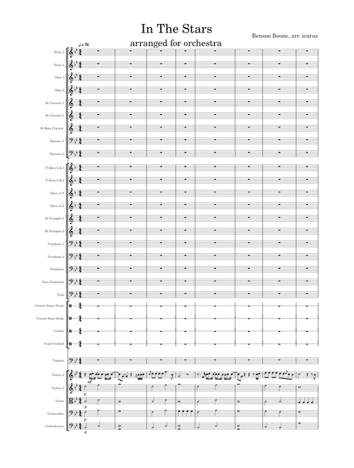 In The Stars – Benson Boone ; Orchestral Arrangement