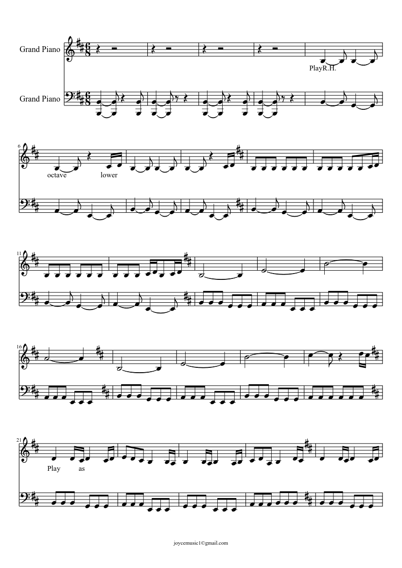 Competitivo mesa difícil Skyrim Main Theme [EASY VERSION] Sheet music for Piano (Piano Duo) |  Musescore.com
