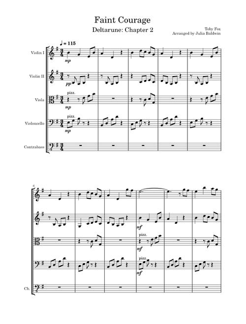 Faint Courage (Deltarune: Chapter 2)