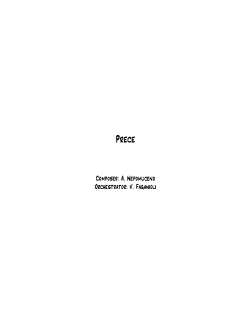 Prece (Arr. Valdeci Faganioli) (Full Orchestra)