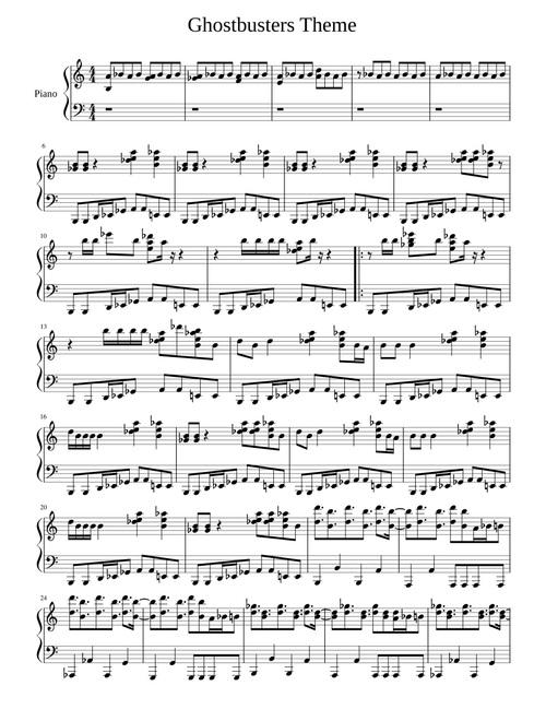 Ghostbusters Theme