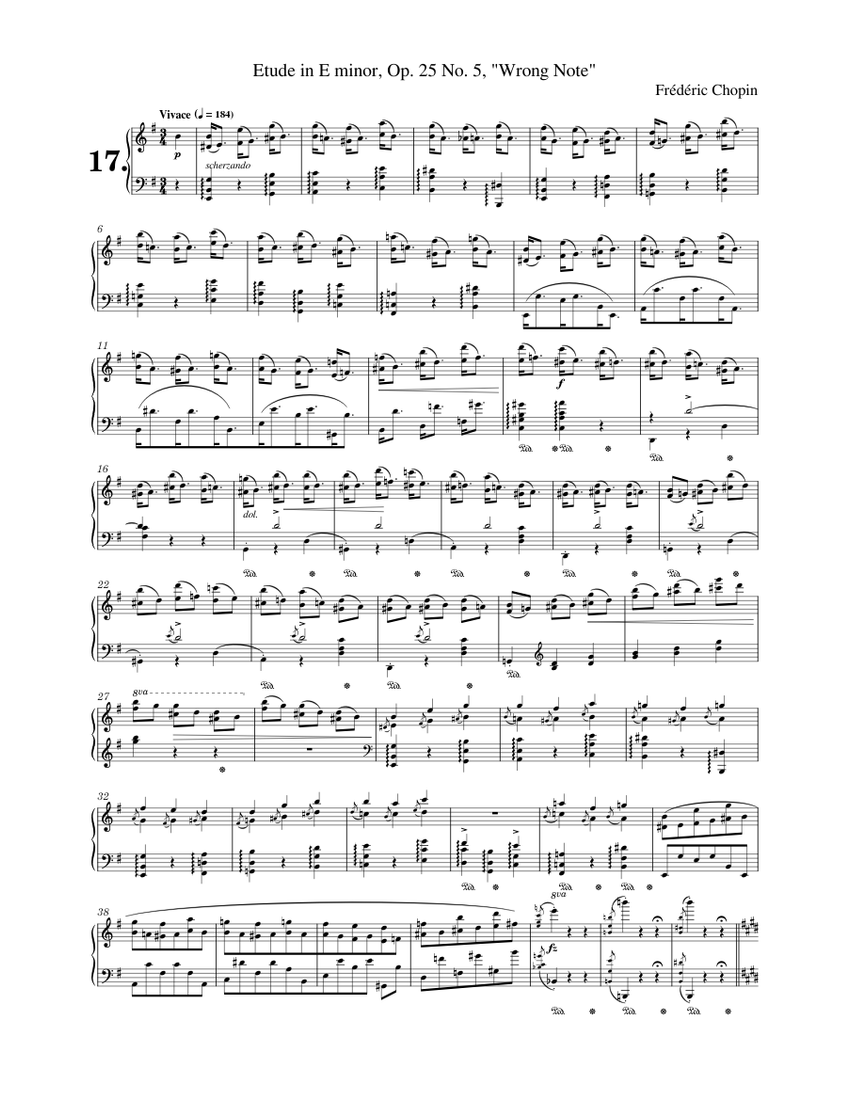 なんでも鑑定団よりも驚き！ Études, Op.25 No.5 Op.25 Études, Chopin Frédéric – クラシック