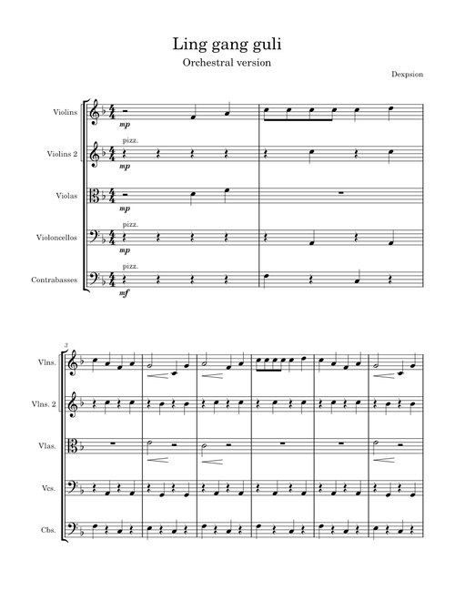 Ling gang goolie (Orchestral version)