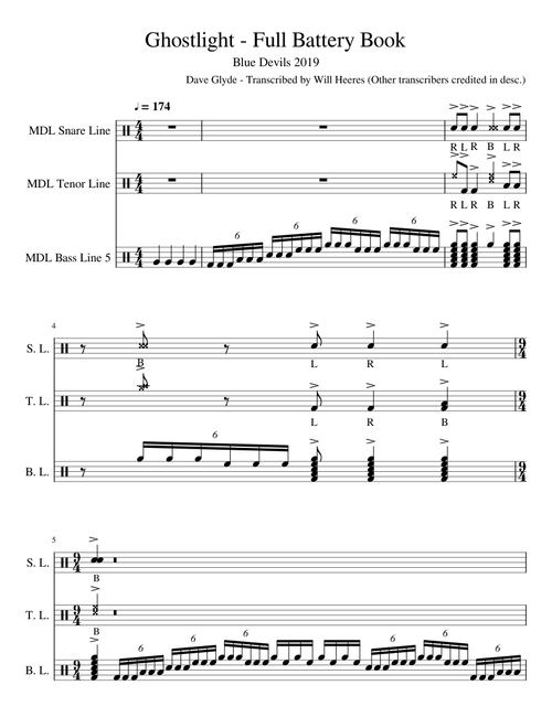 WIP - Blue Devils 2019 - Ghostlight - Full Battery Book (Updated 8-5-19
