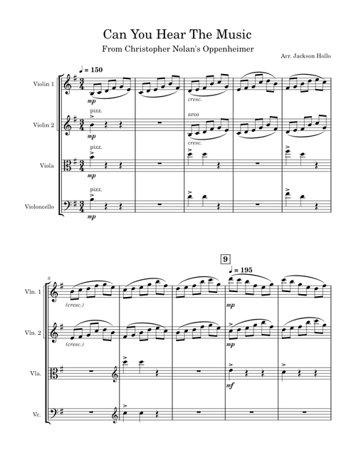 Can You Hear The Music