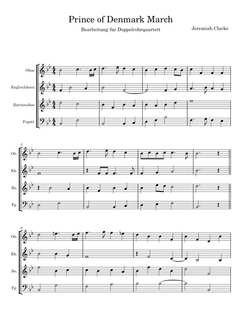 Prince of Denmark's March - Jeremiah Clarke