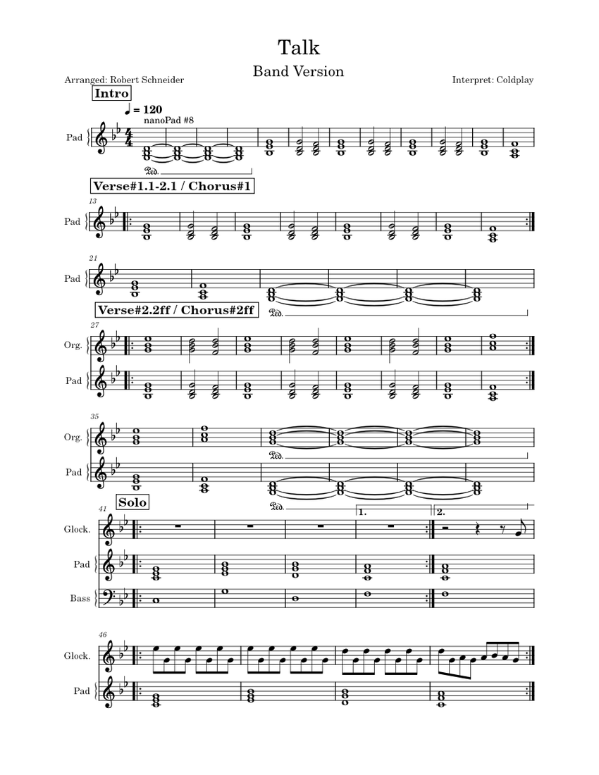 Talk Coldplay piano tutorial