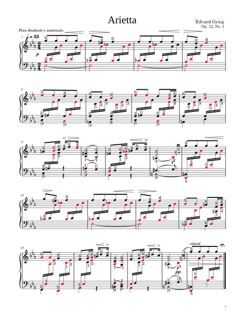 Arietta – Edvard Grieg