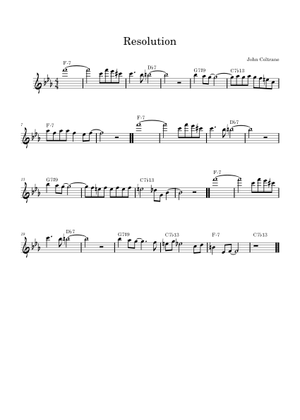A Love Supreme, Pt. II - Resolution – John Coltrane A Love Supreme, Pt ...