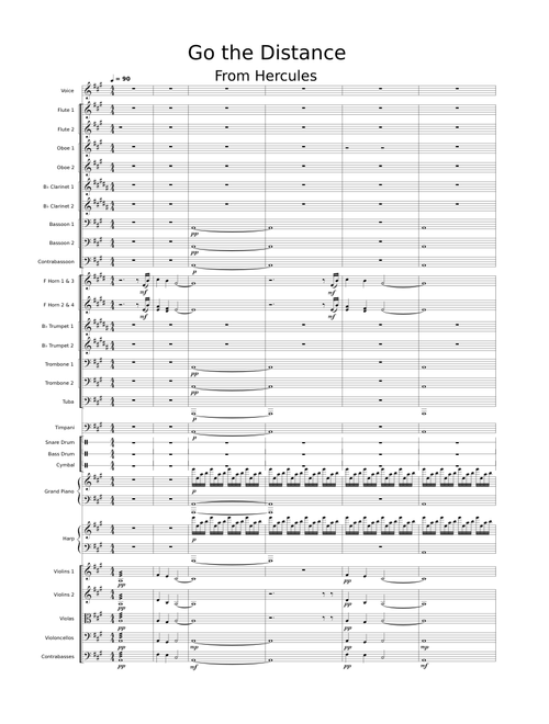 Go The Distance – Alan Menken