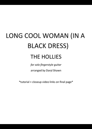 Long Cool Woman (In a Black Dress) (Lead sheet with lyrics Sheet Music with  Chords for Piano (Solo) easy | MuseScore.com