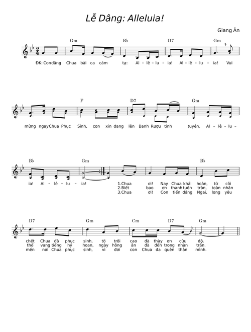 Lễ Dâng - Giang Ân
