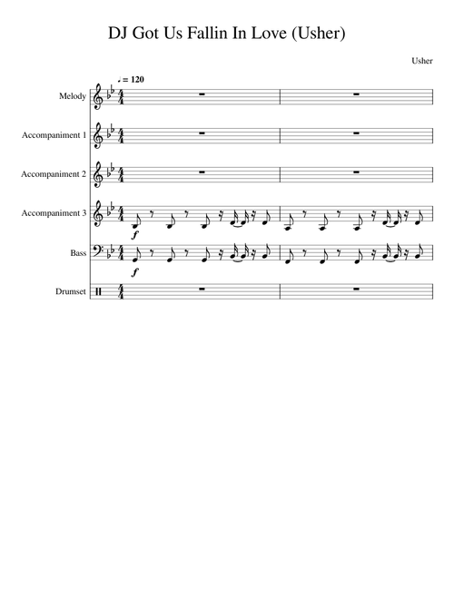 DJ Got Us Fallin' In Love (Usher) Acapella Arrangement