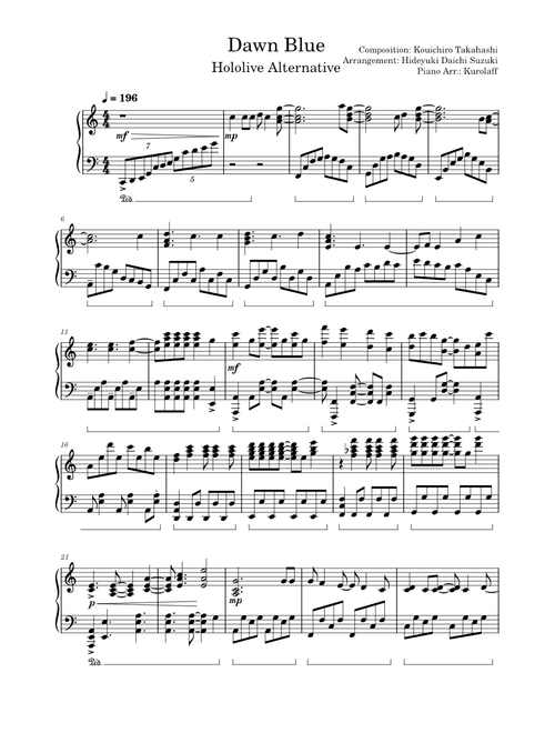 (short ver.) Dawn Blue - Mori Calliope