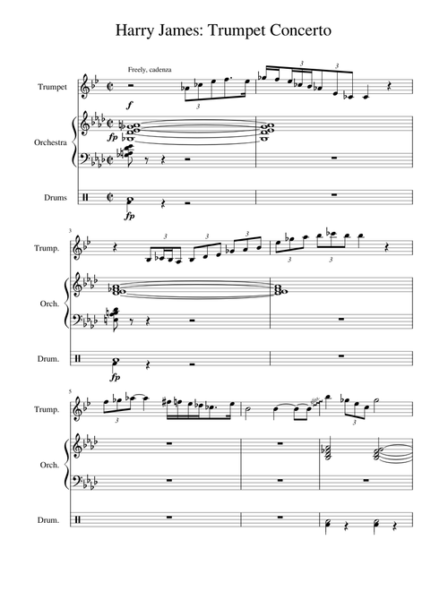 Harry James: Trumpet Concerto