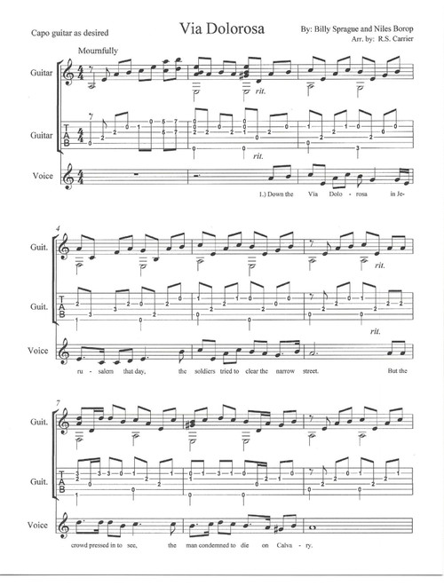 Via Dolorosa (Arr. Billy Sprague, Niles Borop) - Sandi Patty (Small Ensemble)