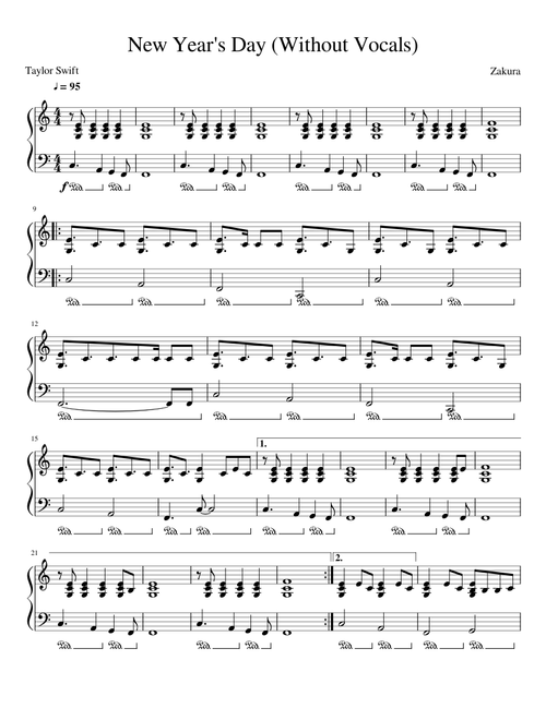 New Year's Day - Taylor Swift