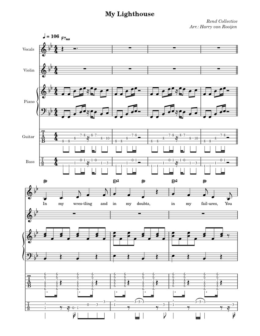 My Lighthouse - Rend Collective / Opwekking 807 - God van Licht ...