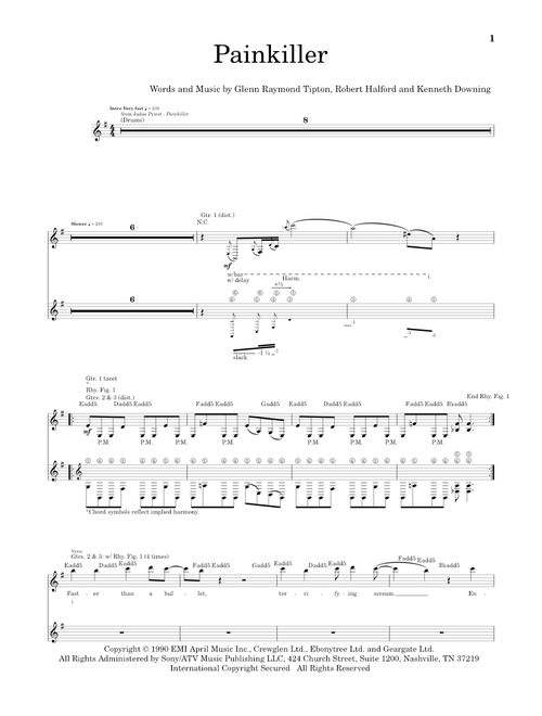 Painkiller - Judas Priest (Guitar Tab)