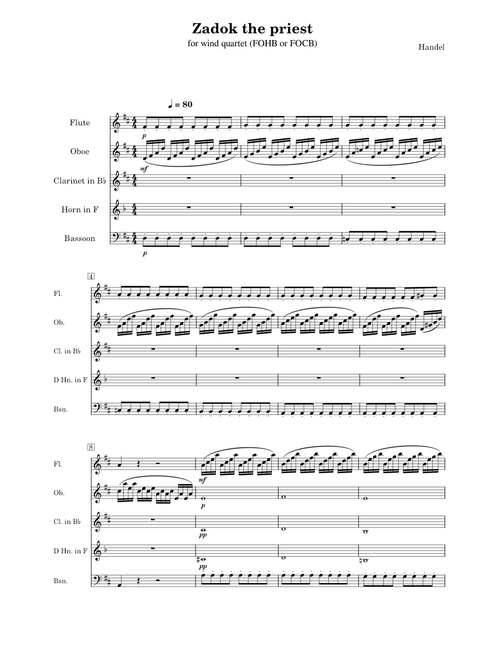 Zadok the Priest - Handel
