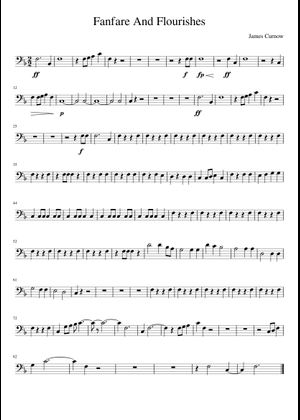 Fanfare And Flourishes - James Curnow Sheet Music for Trumpet in b
