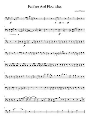 Fanfare And Flourishes - James Curnow Sheet Music for Trumpet in b Fanfare And Flourishes - James Curnow Sheet Music for Trumpet in b