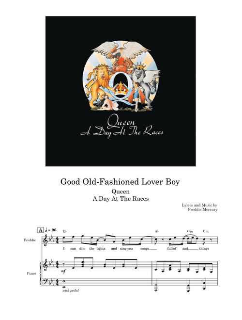 Good Old-Fashioned Lover Boy – Queen