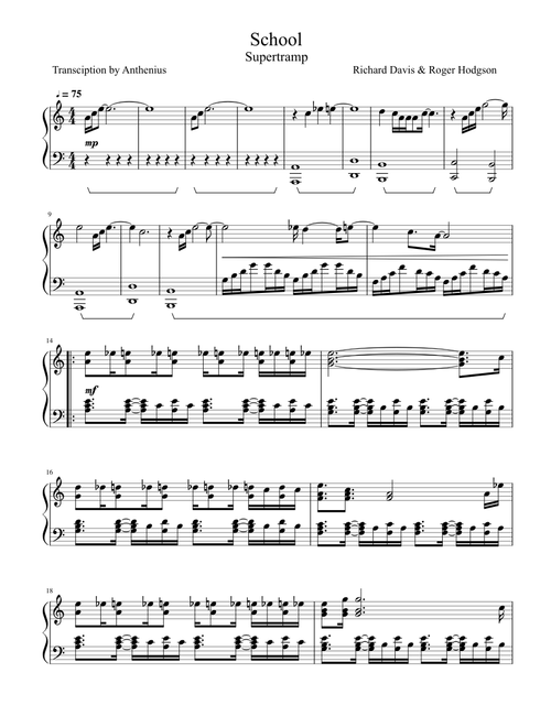 School - Supertramp