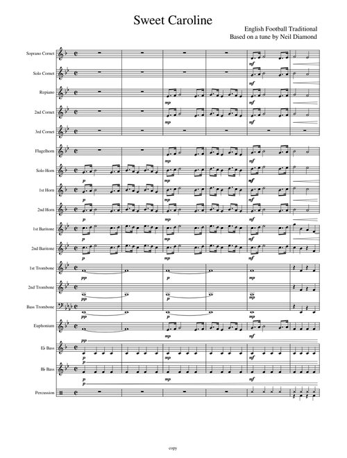 Sweet caroline – Neil Diamond