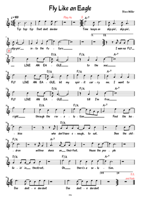 Free Steve Miller Band sheet music | Download PDF or print