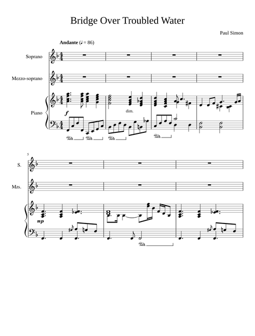 Bridge Over Troubled Water Vocal Duet