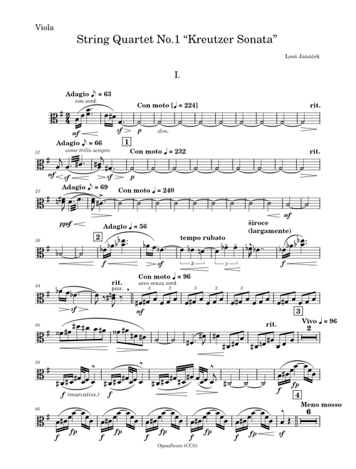 Janáček, Leoš - String Quartet No.1 