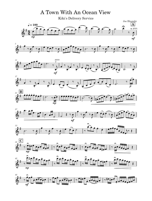 A Town with an Ocean View – Joe Hisaishi