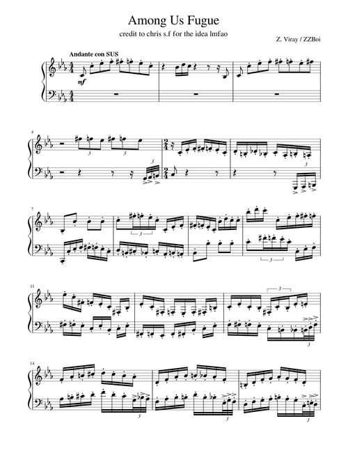 Among Us Fugue