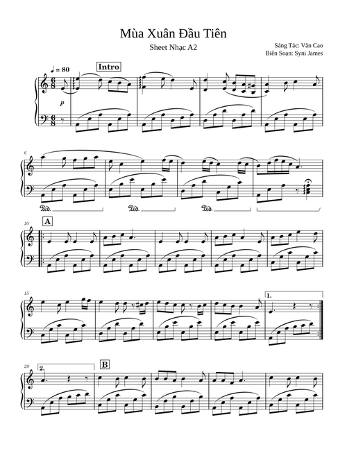Mùa Xuân Đầu Tiên - Văn Cao