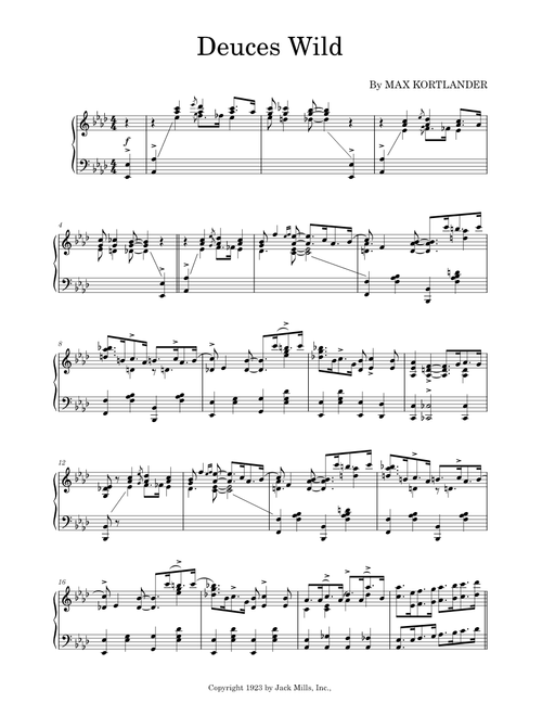 Deuces Wild (1923)