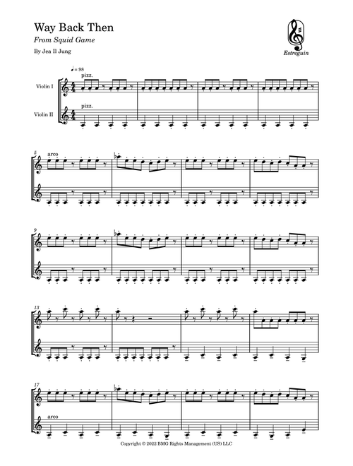 Way Back Then (Arr. Estreguin) - Jaeil Jung (Violin Duet)