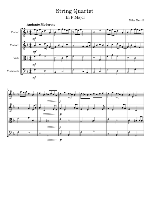 String Quartet 1