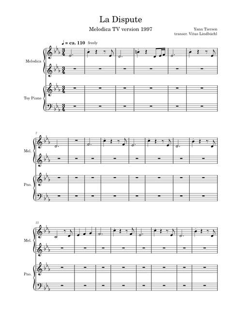 La Dispute – Yann Tiersen