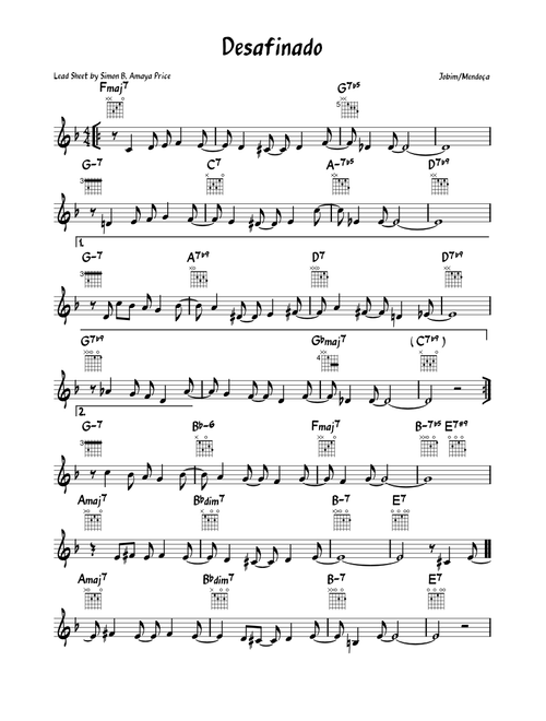 Desafinado – Antônio Carlos Jobim