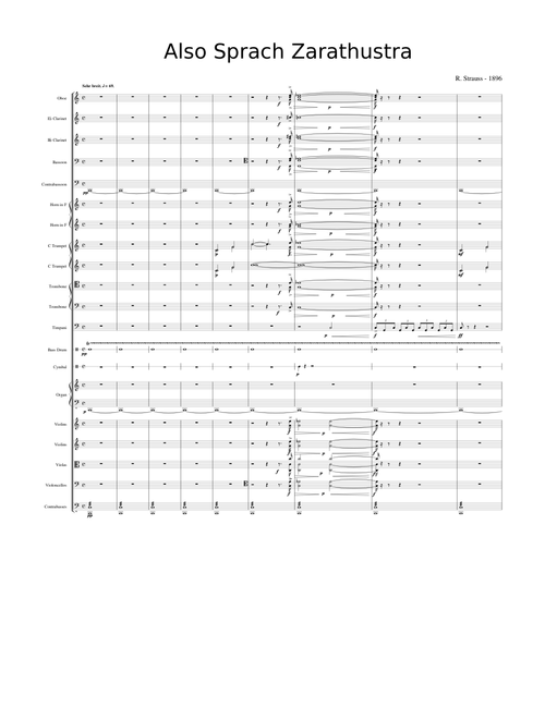 R. Strauss : Also Sprach Zarathustra, Op. 30 (Part 1)