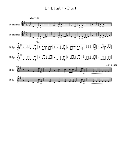 La Bamba - Duet